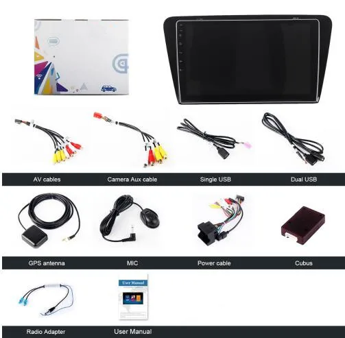 Excellent For Skoda Octavia 2015 - 2018 Original MIB Infotainment System Touch Screen Car Navigation Multimedia Player CarPlay 5