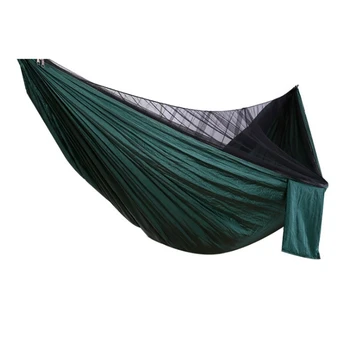 

Easy Set Up Mosquito Net Hammock 270X140cm with Wind Rope Nails Hamac Hamaca Portable for Camping Travel Yard