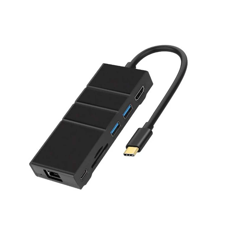USB HUB 3.0 Type-C To HDMI, Portable HDTV Converter Adapter For Android Phones for MacBook Pro Air 13 15 for Gigabie Ethernet #E