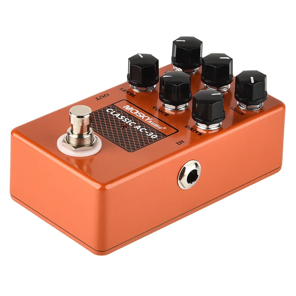 MOSKYaudio Classic Ac-30 Guitar Effect Pedal Speaker Simulation Level Drive Voice Effects For Electric Guitar Accessories