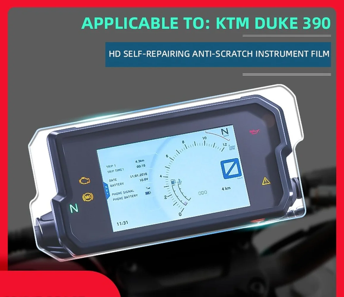 Motorcycle Speedometer Scratch Proof 