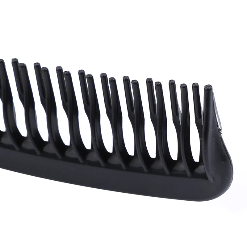 1 шт. черные расчески пластиковая Массажная расческа Двойная зубчатая Расческа
