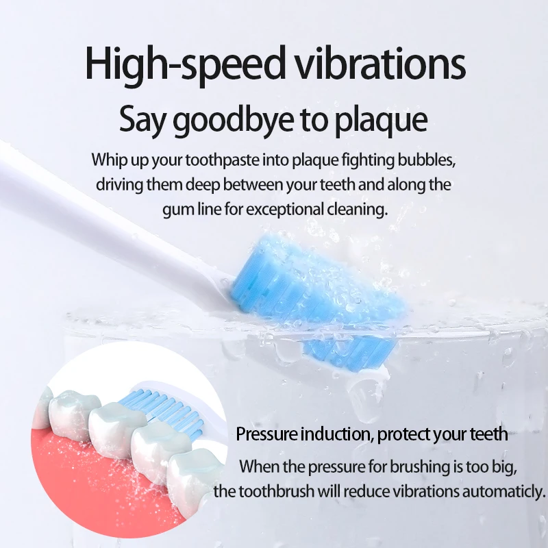 UBALUN Electric Toothbrush Magnetic Suspension Sonic Toothbrush Rechargeable Ultrasonic Electric Tooth Brush 5 8 Attachments UBALUN Electric Toothbrush Magnetic Suspension Sonic Toothbrush Rechargeable Ultrasonic Electric Tooth Brush 5 8 Attachments