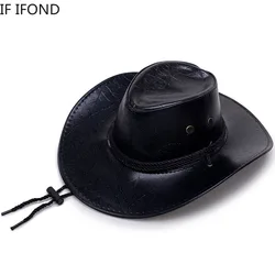 Men Women Retro Western Cowboy Riding Hat Travel Performance Western Hats Sun Visor Cap