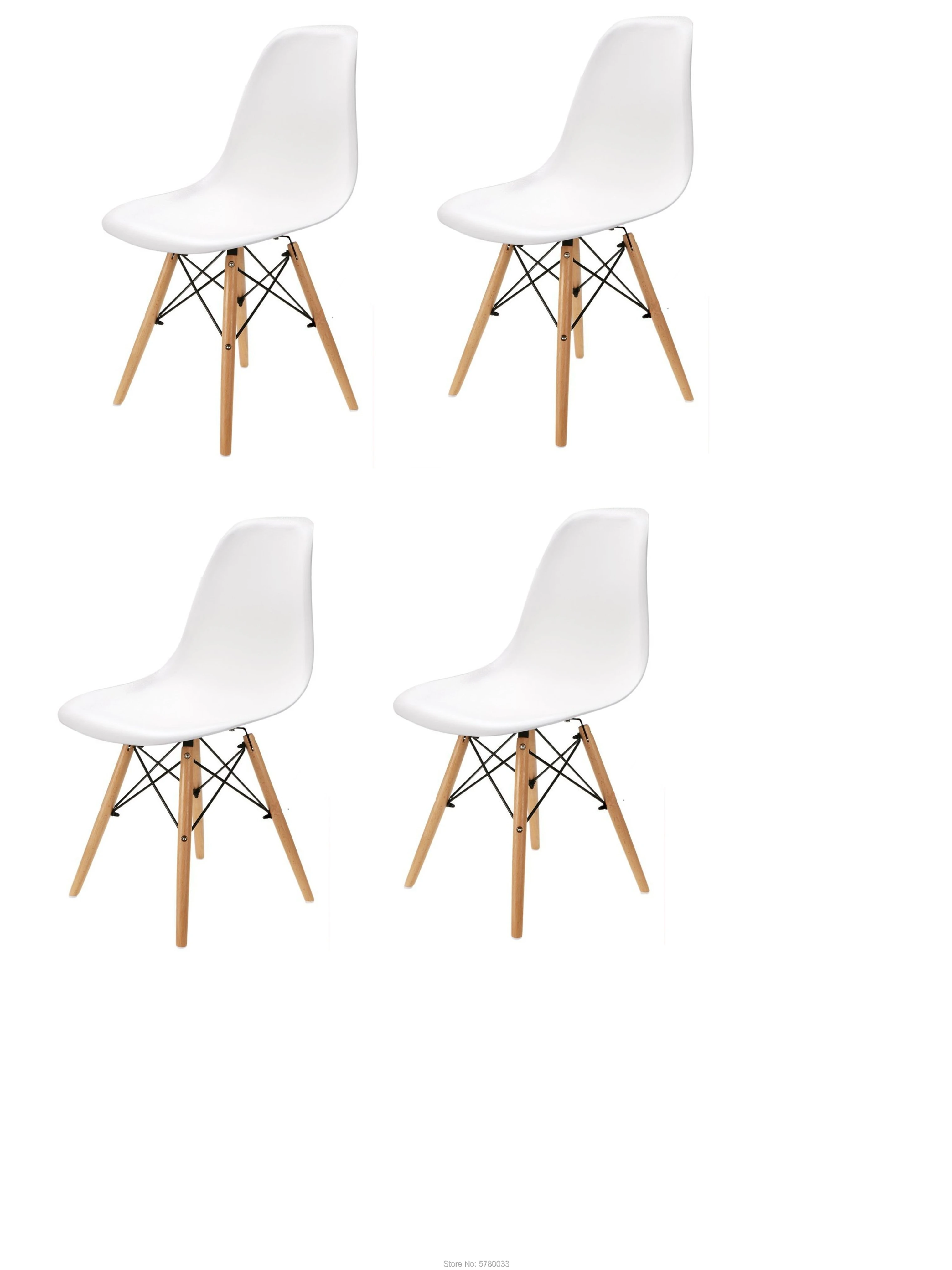 A Set Of 8 Modern Dining Chairs With Scandinavian Design And Medieval Style