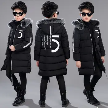 

Winter Boys Cotton Jacket 2020 New Children Down Cotton Coats Fashion Big Kids Thicken Winter Baby Outerwear Toddler Boy Clothes