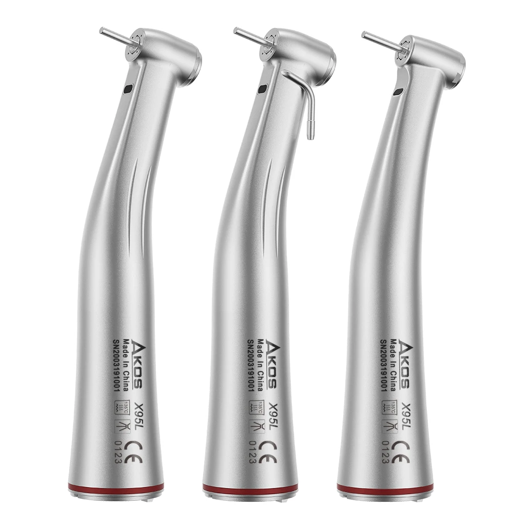 Dentist Clinic Tools 1:5 Increasing Contra Angle Handpiece With Ball Bearing Air Turbine | Красота и здоровье