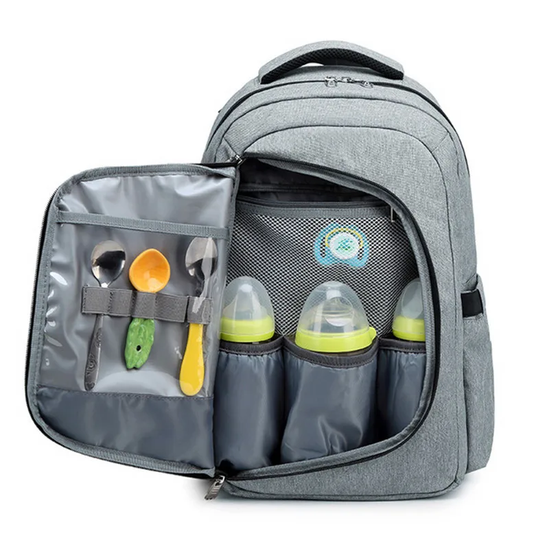 

Nappy Bag Baby Diaper Bag Daddy Travel Backpack Large Capacity Maternity Organizer Functional Insulated Pockets for Mom Kids