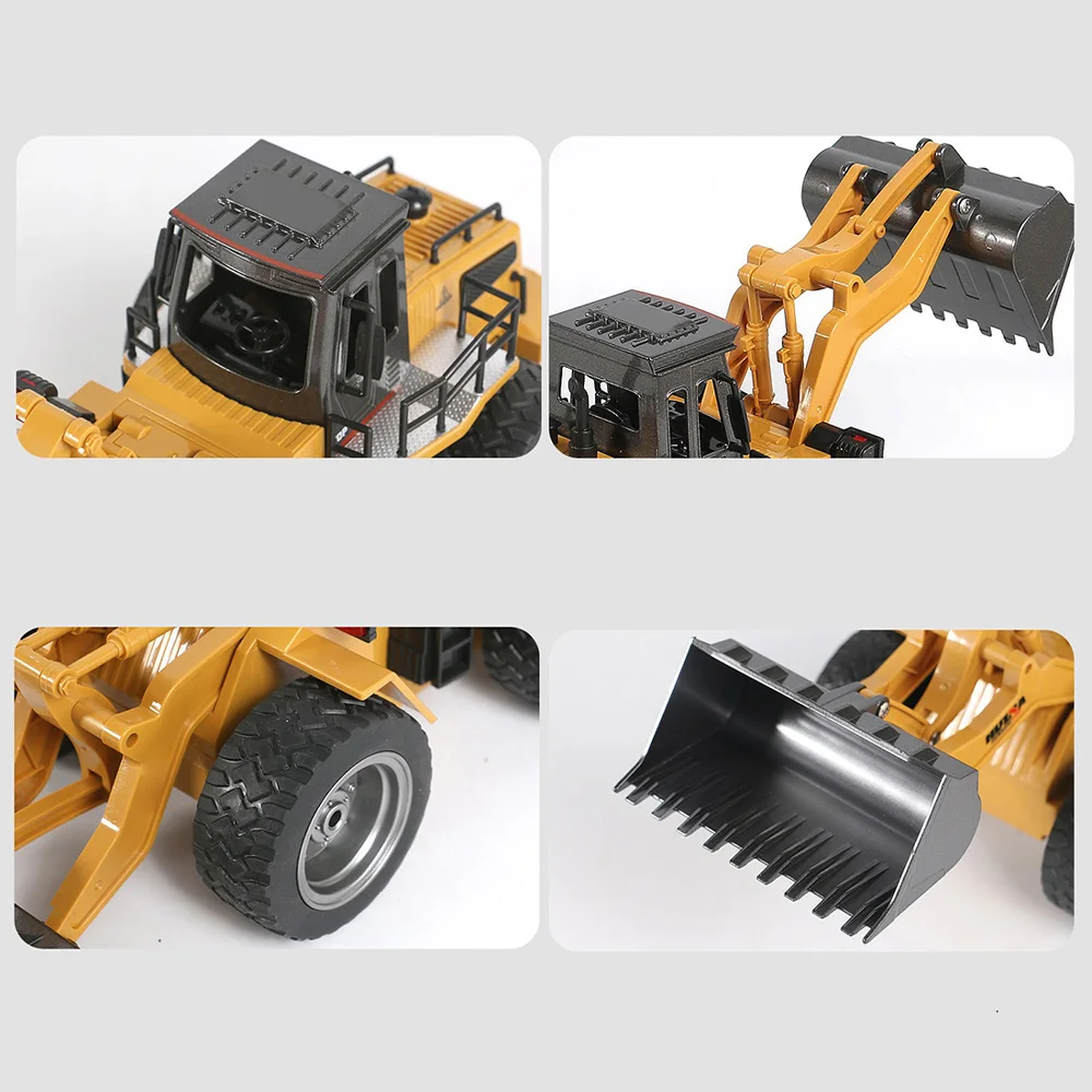 1 Set DIY Assembling RC Engineering Car Tractor RC Toy Mini RC Car Remote Control Truck Toys RC Car for Kids Gift