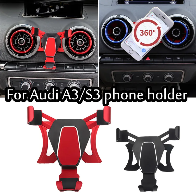 Car Phone Holder Car Air Vent Gravity Linkage Phone Holder Auto Lock