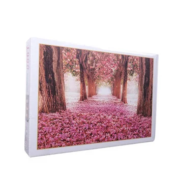 

Adult Children 1000 Pieces Puzzle Romantic Landscape Cherry Tree Puzzle Plane Puzzle Family Entertainment Puzzle