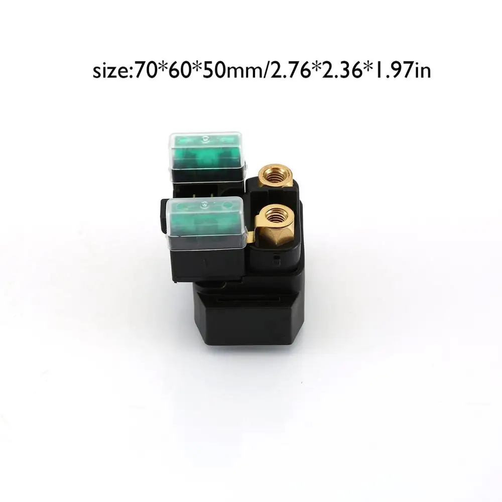New Electrical Starter Relay Solenoid For YAMAHA GRIZZLY 400 YFM400 2007 2008 ATV Square Plug 30A Normal