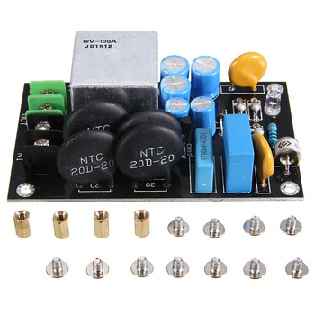 1pc Soft Start Protection Boards High-power Soft-start Power Circuit Board Relay Thunder Protection Module 220V-275V 100A 1pc used ab power module 40382 074 55