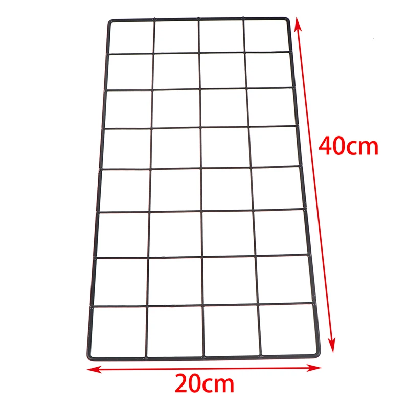1PC Modern Home Wall Decoration Iron Grid Nordic Art Photo Displaying Frame Party Metal Shelf Mesh Postcards DIY Racks Hot Sale