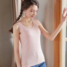 Весенне-летние тонкие кружевные майки, топы, нижнее белье для женщин, модальное однотонное модное женское короткое нижнее белье B338