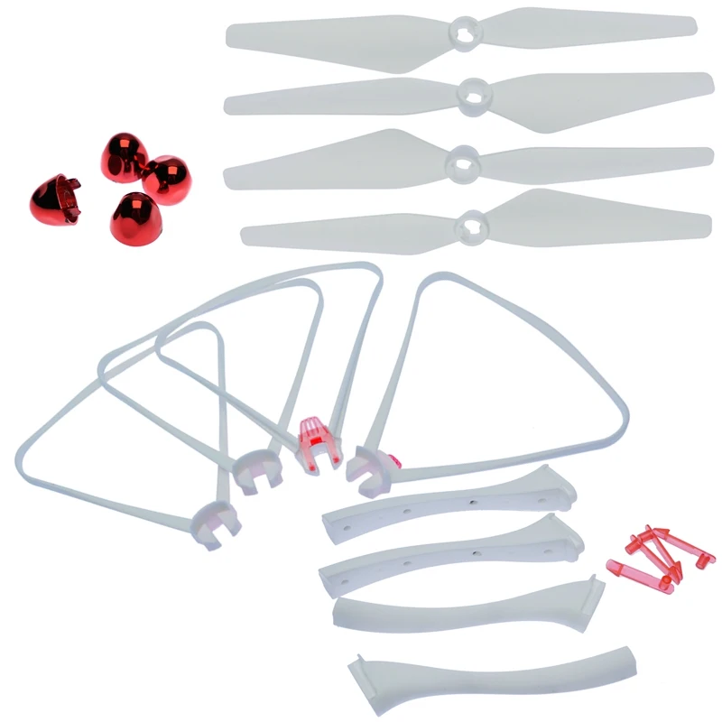 

RC Drone Part Set Propeller Protective Frame Main Gear Landing Skids Blades Cover Kit for Syma X8SC X8SW X8PRO Spare Part Access