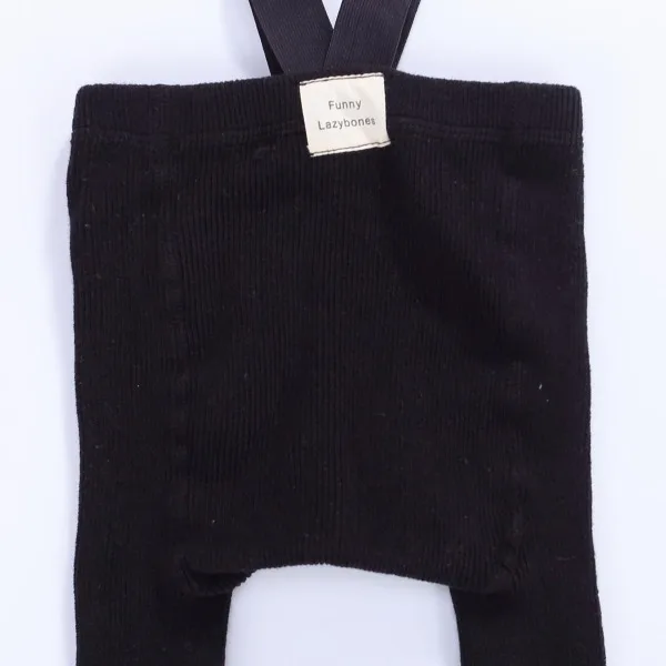 Baby and Toddler Girl Tights Pantyhose, Basic Plain Rib Knitted Leggings Bib Overall Pants, High Waist Footed Tights