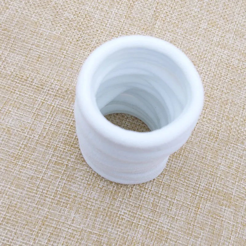 Wholesale 50pcs White 4CM High Elasticity Seamless Towel Kids S Hairbands Cute Gum Lady's Cute Accessories silver hair clips