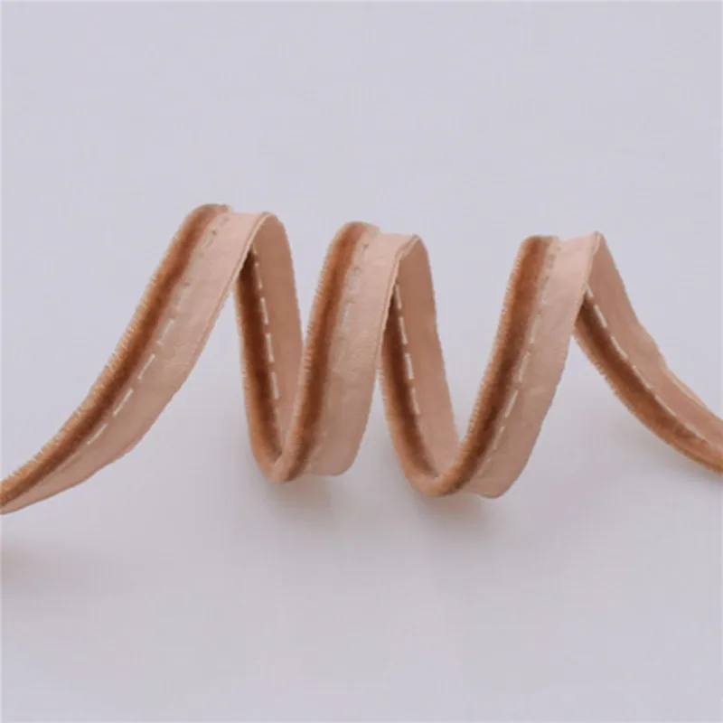 10mm Bias Flocking Nylon Master Bindintape Sewing DIY Handmade Bias Piping Home Textile Bedding Edging Accessories craft supplies