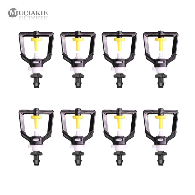 Muciakie 20Db 30 Lph Refrakciós Fúvóka 4/7 Mm Szögesdrótos Hűtés Öntözés Porlasztók Spray -Köd Atomizátor