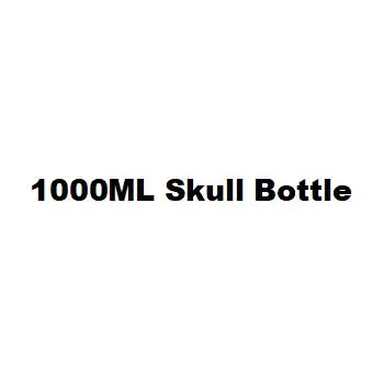 1000ML Skull Bottle Стеклянный Череп дизайн 16 унций с ручкой бутылки - Цвет: 1000ML Skull Bottle