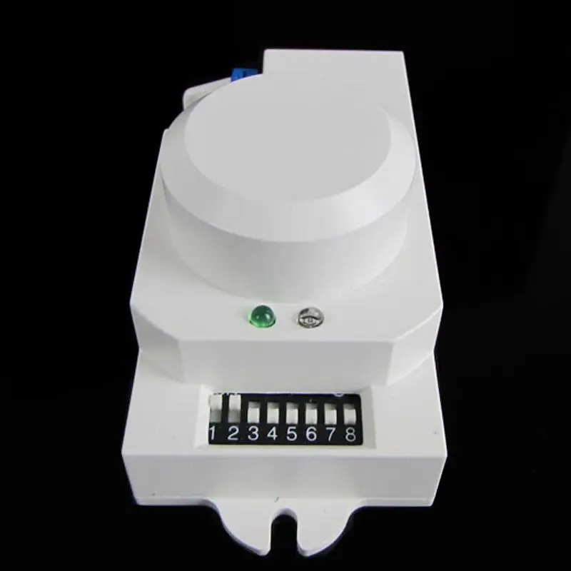 NEW-220V 360 градусов индикатор датчика СВЧ-излучения переключатель индукционный микроволновый датчик движения переключатель вибрации сенсор