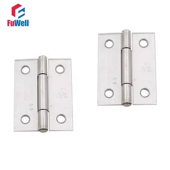 

10pcs 2inch Cabinet Door Hinges 2" 304 Stainless Steel Butt Hinge