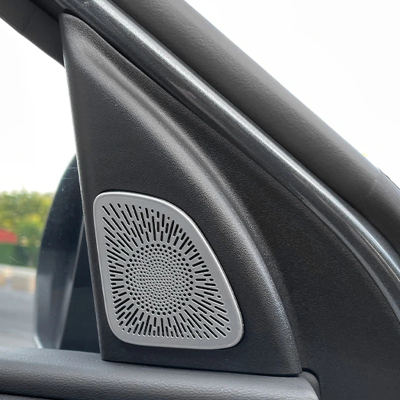 Car Door Audio Cover Interior Door Audio Speaker Trim Bezel Cover Garnish For Hyundai Tucson NX4 Door Loudspeaker Cover Accessories