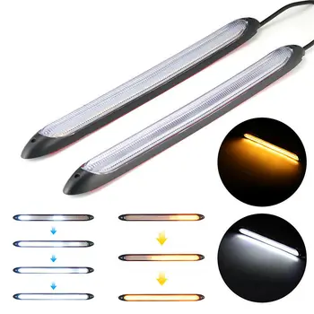 

2x Fog Lamp Daytime Running Light LED Lights Daylight White Waterproof