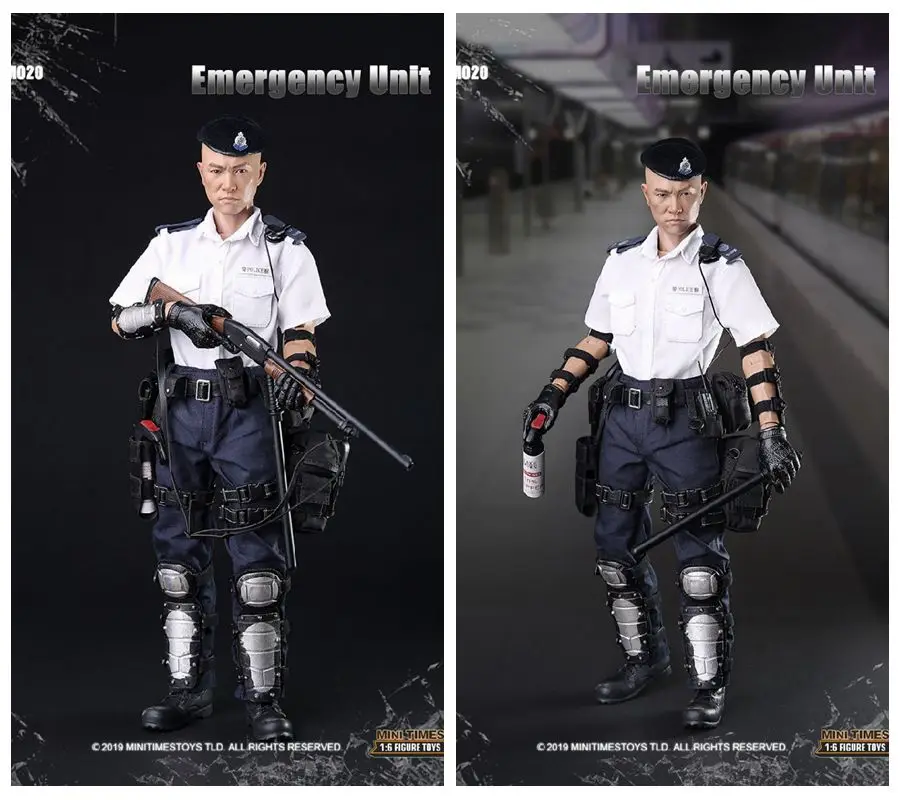 

In stock Mini times toys 1/6 Model Soldiers Figure Toys Hong Kong Police Collection M020 For Collection