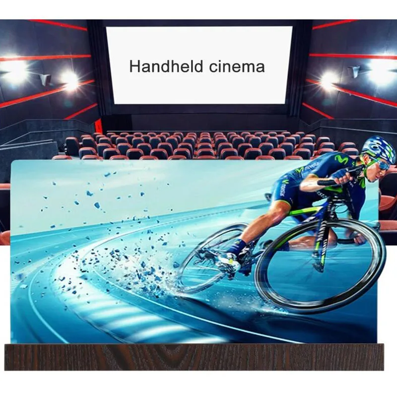 3D увеличитель HD защита глаз Универсальный 12 дюймов 3D мобильного телефона Экран складной мобильный телефон Стенд усилителя