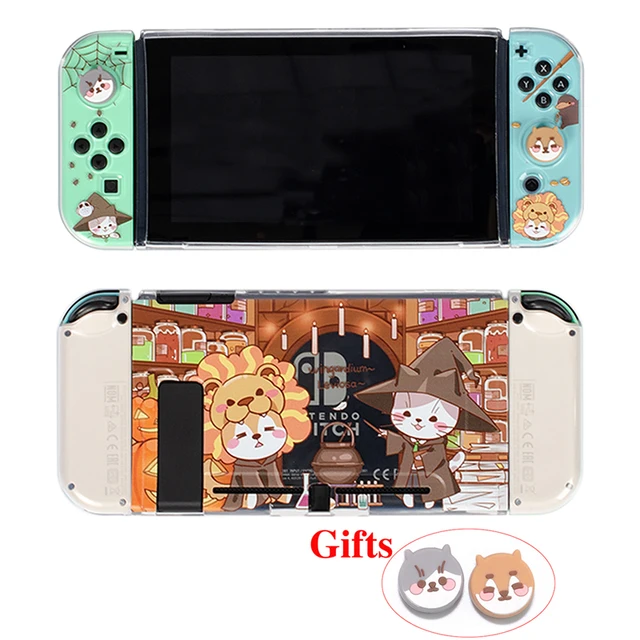 Protective Shell For Nintendo Switch Case Cute Kawaii Cat Dog Soft TPU Cover For Nintendo Switch Skin Console JoyCon Accessories for Switch