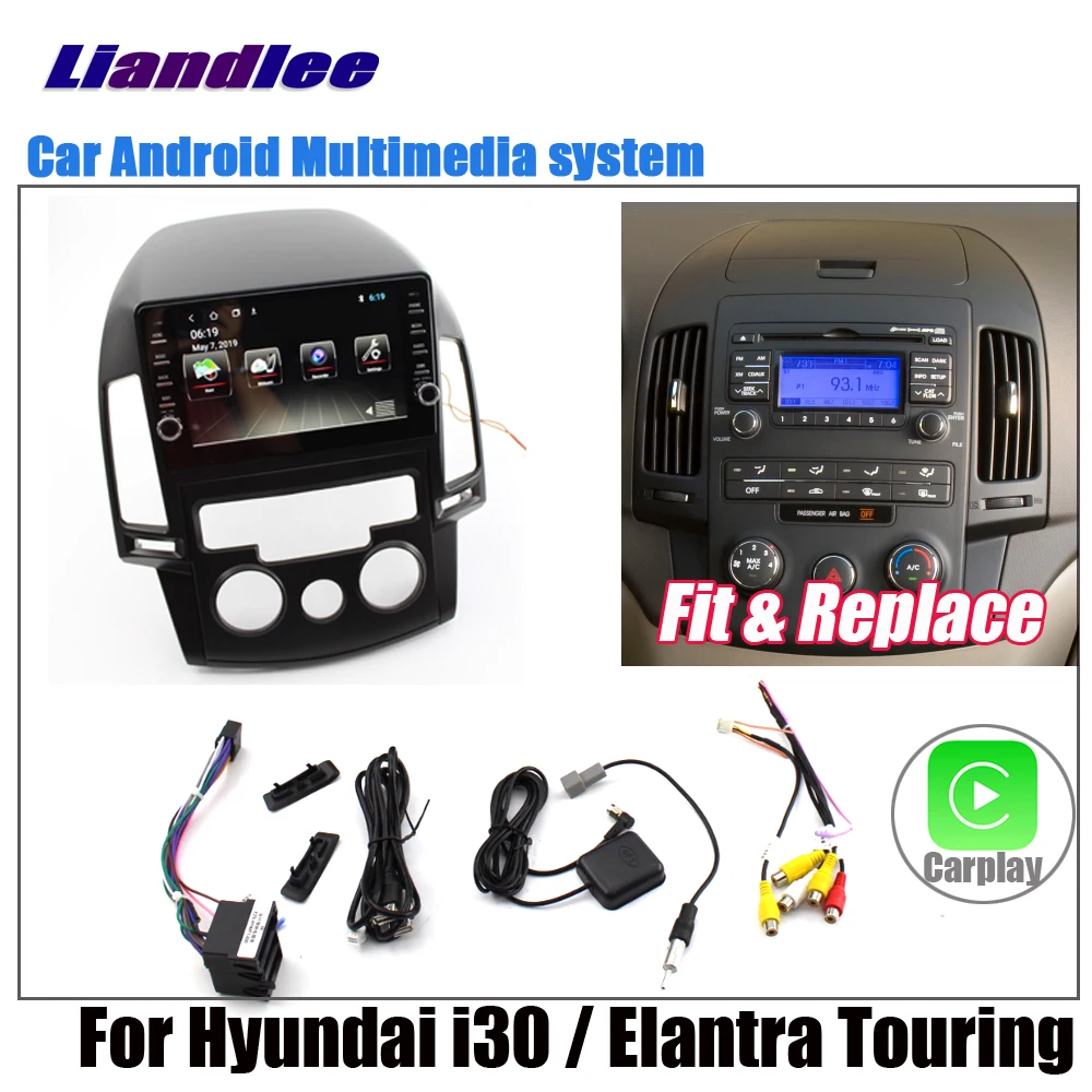 Liandlee Android для hyundai i30/Elantra Touring 2007~ 2011 2012 стерео автомобильный экран Carplay DSP BT gps-навигатор карта медиа