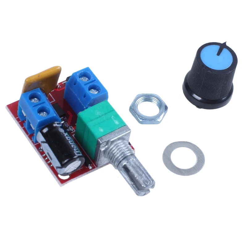 Мини DC контроллер скорости ШИМ 3V 6V 12V 24V 35VDC 90W 5a переключатель управления