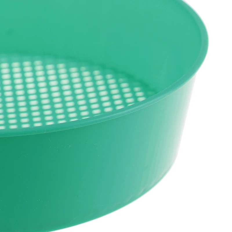 1PCS New Sale Plastic Garden Sieve Riddle Green For Composy Soil Stone Mesh Gardening Tool Home Garden Tool Accessories