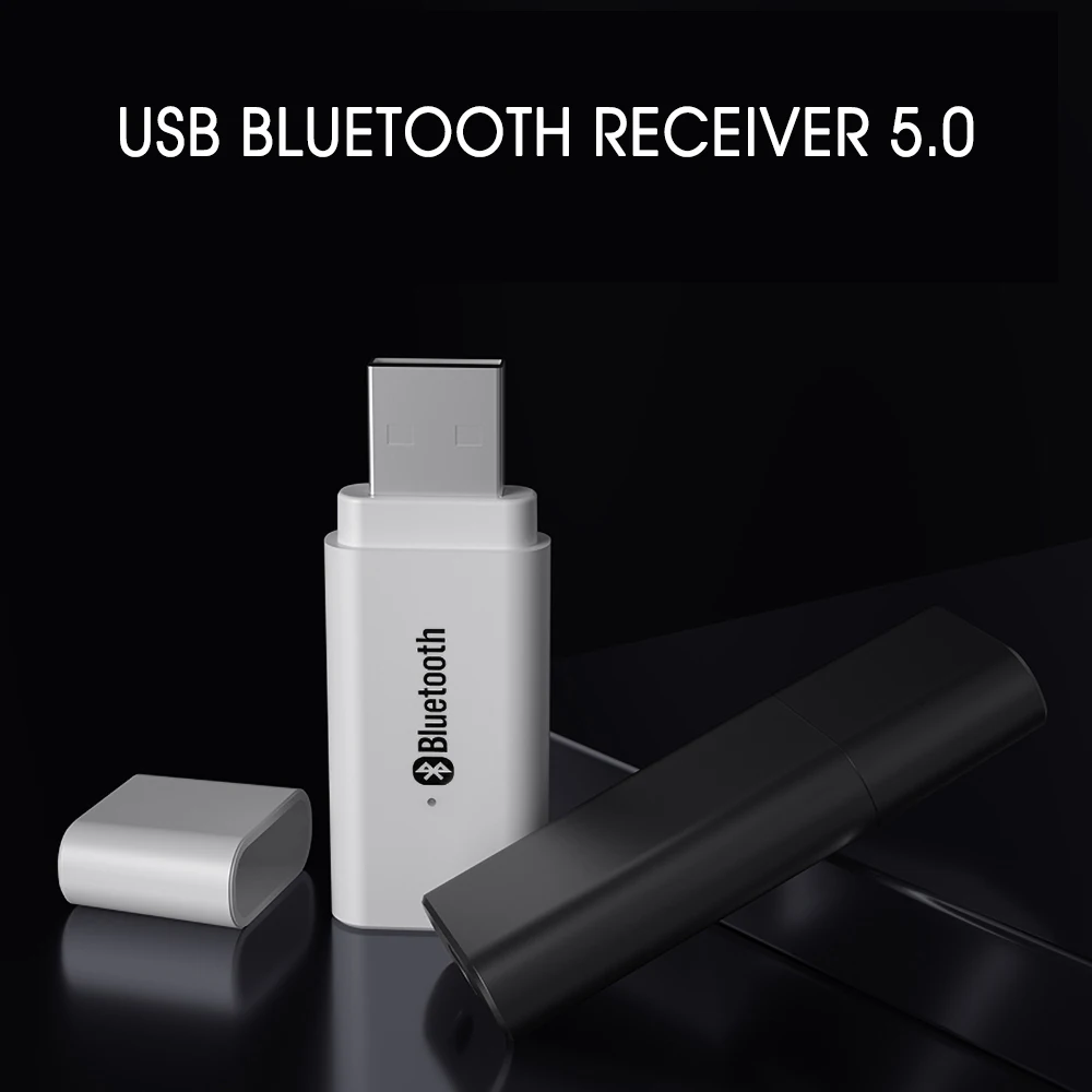 Kebidu USB Bluetooth 5,0 беспроводной аудио музыкальный стерео адаптер ключ приемник для ТВ ПК динамик без Bluetooth передатчиков