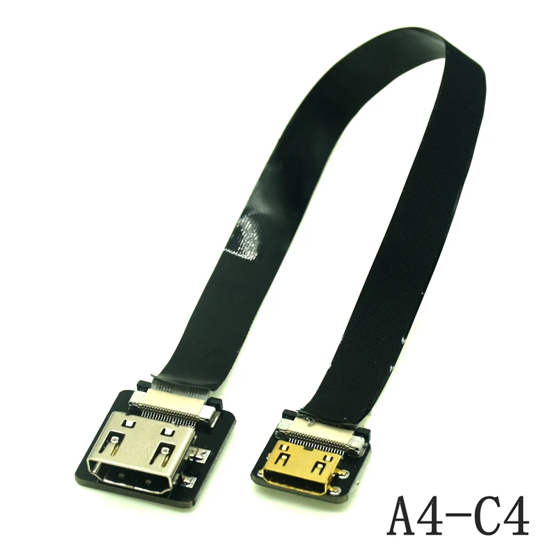 FPV Micro HD-Mini 90-Degree Adapter FPC Ribbon HDMI Cable - 20pin Plug Connector, Various Lengths Description Image.This Product Can Be Found With The Tag Names Computer Cables Connecting, Computer Peripherals, Degree adapter, PC Hardware Cables Adapters