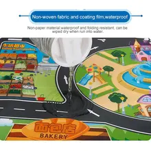 Детский игровой коврик напольная игра детский ползающий коврик 130*100 см водонепроницаемый детский Знак дорожного движения автомобиль парковка партия Игрушки для мальчиков