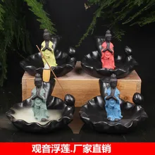 Quemador De Incienso бытовой курильщик продукт Guanyin Joss-stick поплавок лотоса башня печи линия горелки
