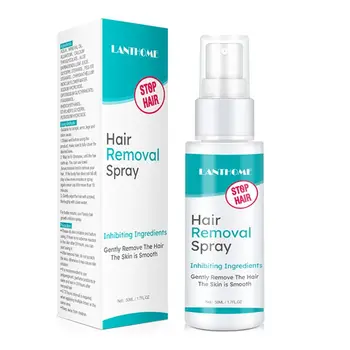 

50ml Painless Non-irritating Hair Removal Spray Stop Hair Growth Inhibitor Suppression Depilatory for Legs Armpit Arms Bikini