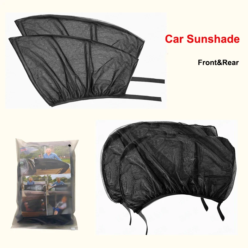 2021 Car Front&ampRear Side Window Sun Visor Shade Mesh Cover Insulation Anti-mosquito Fabric Shield UV Protector - Цена: 288,80 - 390,21 руб.