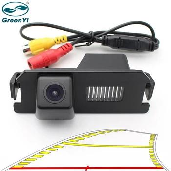 

GreenYi Dynamic Trajectory Tracks Parking Line Reverse Backup Rear View Camera For Hyundai I10 I20 I30 Solaris Tiburon
