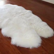 Шерстяной ковер гостиная Настольный коврик для чая диван ковер прикроватный коврик для спальни чистая шерсть мех один