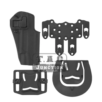 

Tactical CQC Serpa Quick Right Hand Pistol Holster Paddle Belt Loop Pistol Case w/ STRIKE MOLLE Platform For Colt 1911 M1911