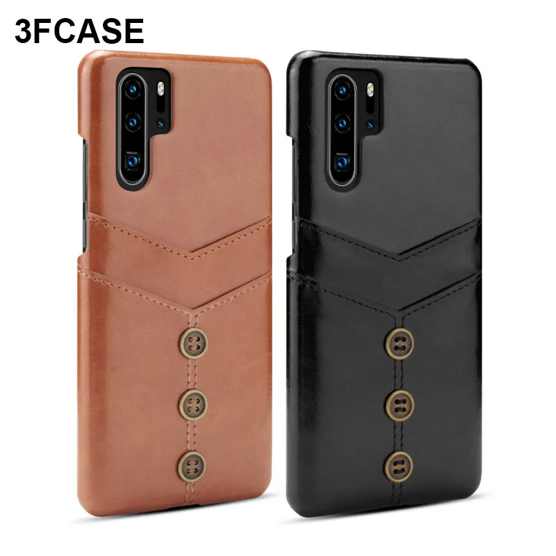 

Leather P20 Pro Case For Huawei P30 Lite Case Card Slot Cover Shockproof Slim Coque For Huawei P30 Pro Case P20 P30 Lite Funda