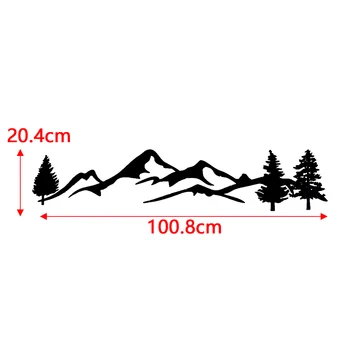 

Scene Car Sticker Decal Decal Sticker Tree Mountain Northwest Vinyl High Quality Durable Useful