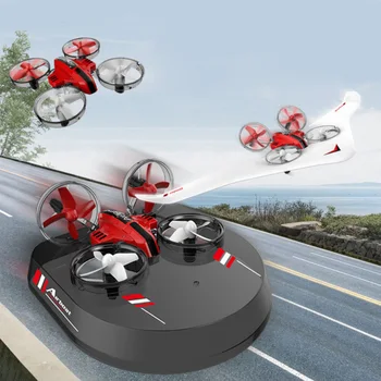 

3 in 1 Mini Drone RC Glider Plane Hovercraft RC Quadcopter with 2.4Ghz Remote Control 3D Flip Headless Mode for Kids 2020 New