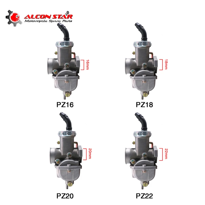 Карбюратор для мотоцикла Alconstar- Keihin PZ16/PZ18/PZ20/PZ22 комплект велосипеда-внедорожника