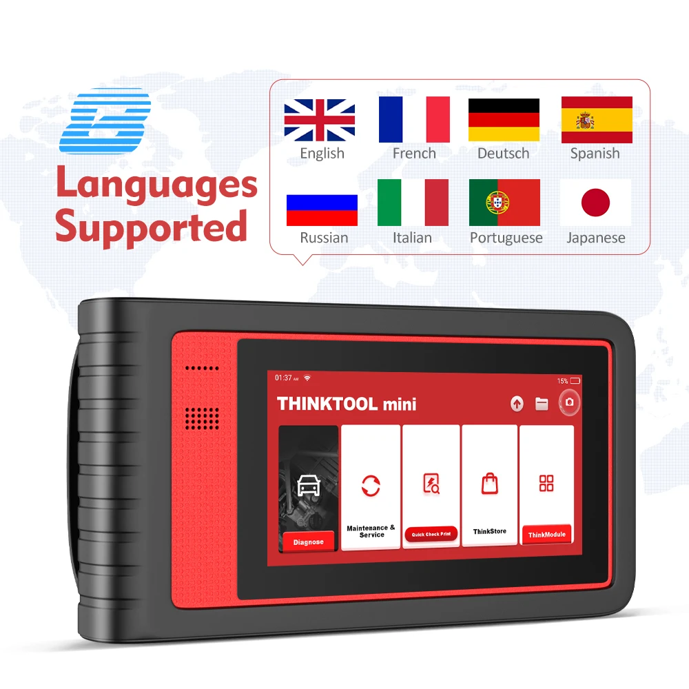 Thinkcar Thinktool мини профессиональная полная система OBD2 автоматический сканер