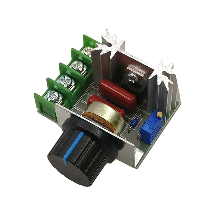 

2000W SCR governor motor 220V high power electronic voltage regulator dimming temperature control speed control module